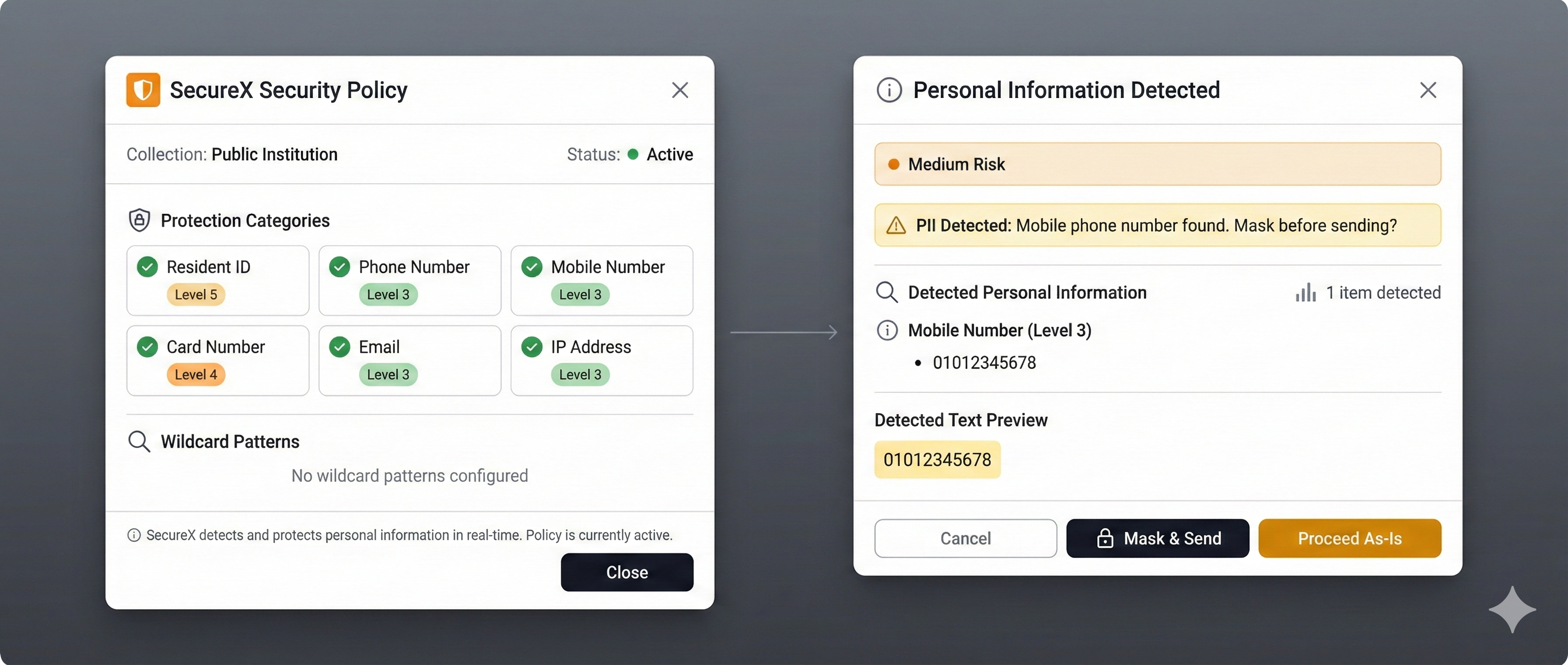 securex governance dashboard